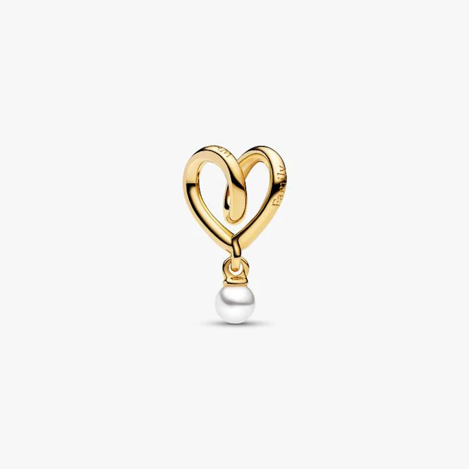 Gold Wrapped Heart Charms - Image 4