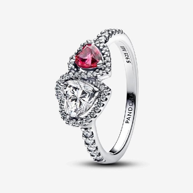 Halo Hearts Ring, Size 56