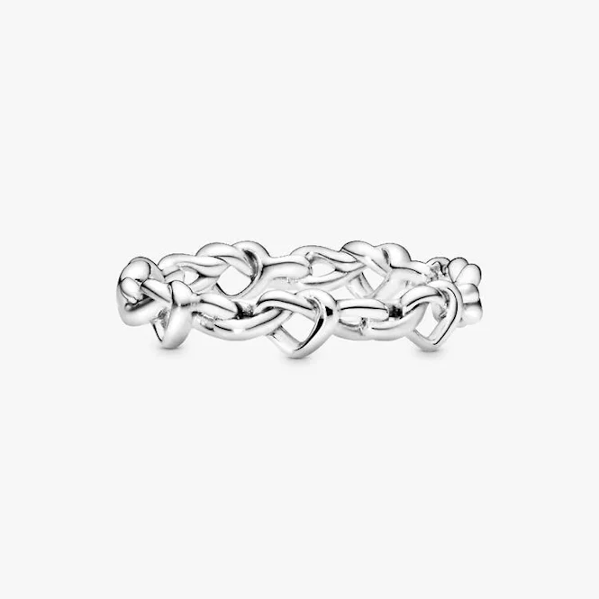 Knotted Hearts Ring, Size 50 - Image 3