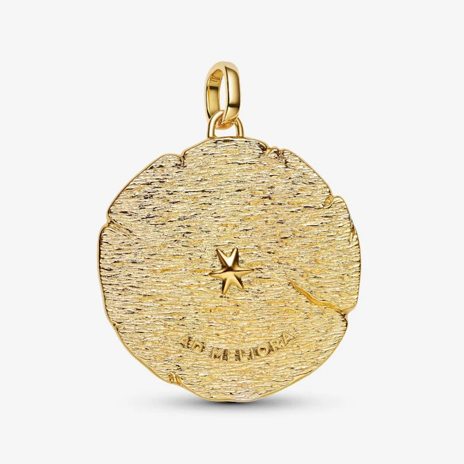 ME Gold Crossing Arrows Oversized Medallion Charms - Image 4