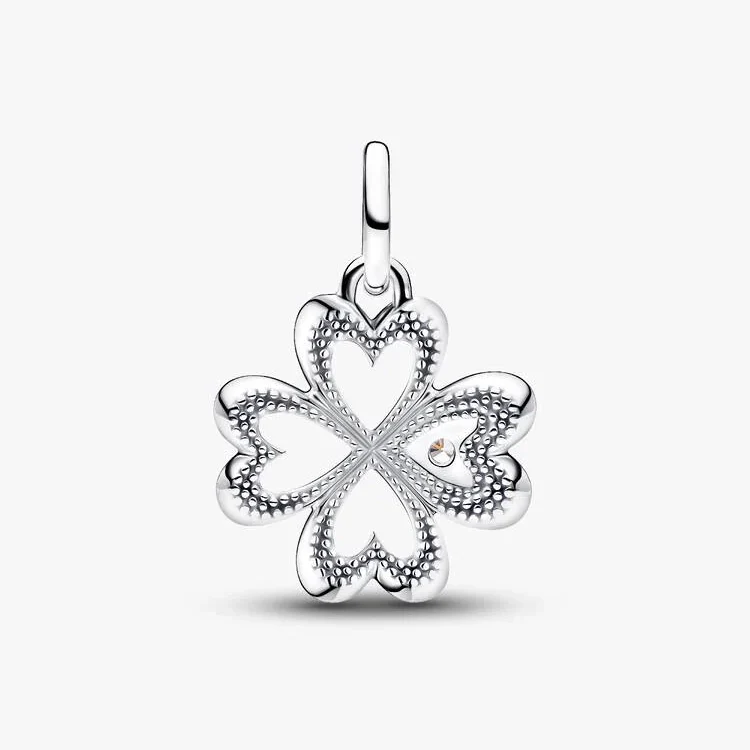 ME Heart Four-Leaf Clover Medallion Charms - Image 4