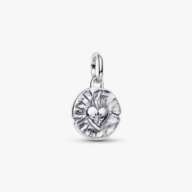 ME Heart Medallion Charms
