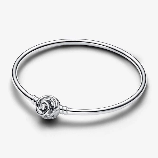 Moments Mother's Day Encircled Clasp Bangle, 19cm