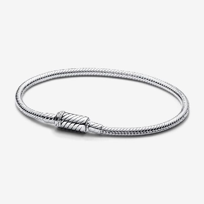 Moments Sliding Magnetic Clasp Snake Chain Bracelet, 21cm