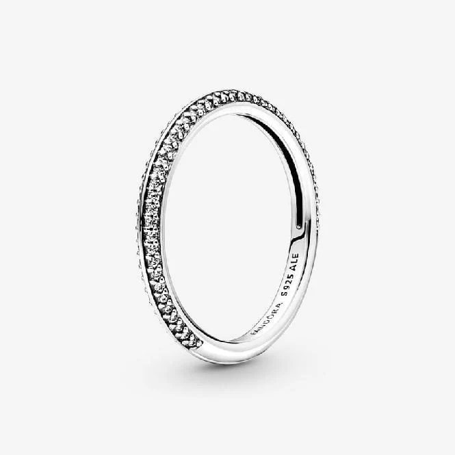 Pave Ring, Size 54