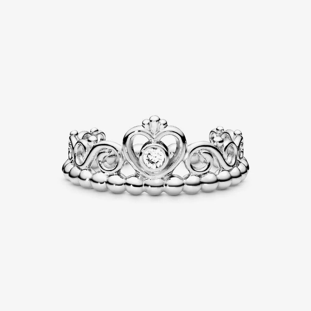 Princess Tiara Crown Ring, Size 54 - Image 2