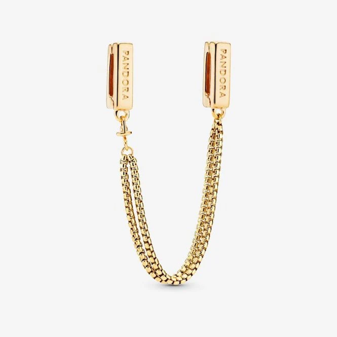 Reflexions Gold Safety Chain Clip Charms