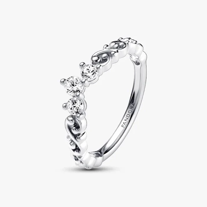 Regal Swirl Tiara Ring, Size 48 - Image 4