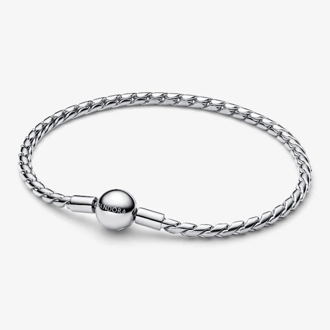 Moments Round Clasp Wing Chain Bracelet, 21cm