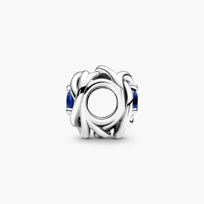 September Birthstone Eternity Circle Charms - Image 2