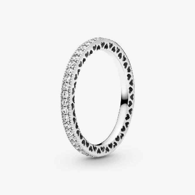 Sparkle & Hearts Ring, Size 50