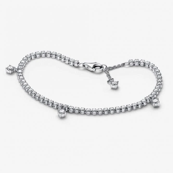 Sparkling Drops Tennis Bracelet 18cm