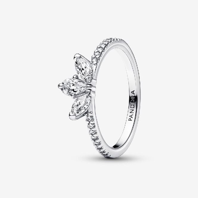Sparkling Herbarium Cluster Ring, Size 50