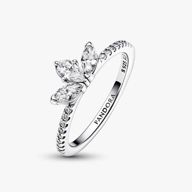 Sparkling Herbarium Cluster Ring, Size 48 - Image 4