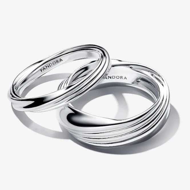 Twisted Double Ring, Size 58