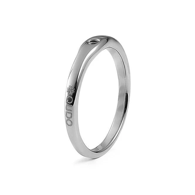 Fine Silver Interchangeable Ring, Size 56