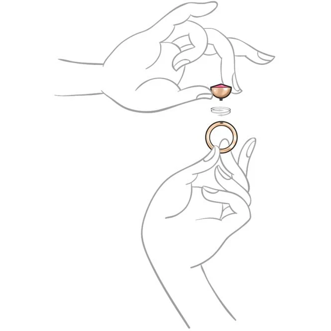 Fine Silver Interchangeable Ring, Size 60 - Image 2