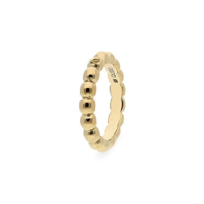Slim Veroli Gold Interchangeable Ring, Size 50