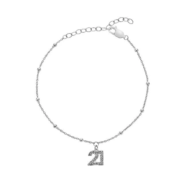 Silver Whisper 21st Birthday Bracelet - Image 3