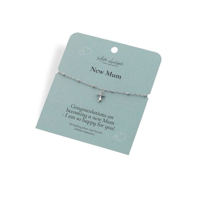 Silver Whisper New Mum Bracelet