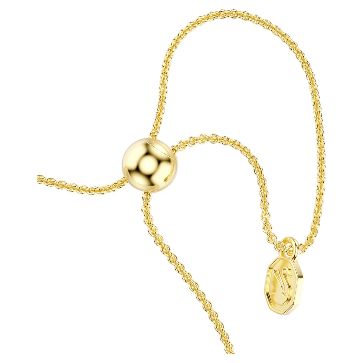 Mesmera Bracelet with Mixed-Cut White Crystal in Gold - Image 3